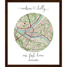 Load image into Gallery viewer, Custom Map of Your Milestones - The Perfect Gift for Any Special Occasion

