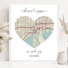 Load image into Gallery viewer, Custom Map of Your Heart (Special Offer)