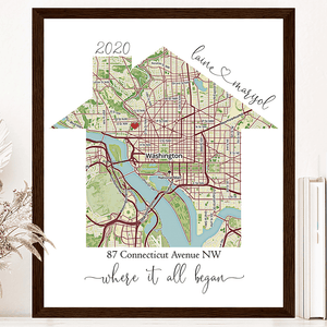 Custom Map of Your Home - The Perfect Gift for Any Special Occasion