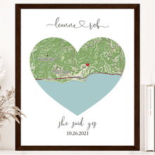 Load image into Gallery viewer, Custom Map of Your Heart (Special Offer)