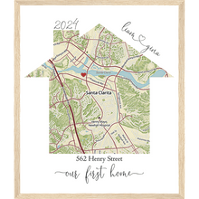 Load image into Gallery viewer, Custom Map of Your Home - The Perfect Gift for Any Special Occasion
