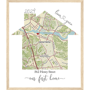 Custom Map of Your Home - The Perfect Gift for Any Special Occasion