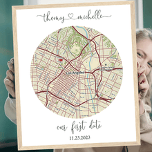 Load image into Gallery viewer, Custom Map of Your Milestones - The Perfect Gift for Any Special Occasion
