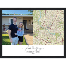 Load image into Gallery viewer, Custom Map With Your Photo - The Perfect Gift for Any Special Occasion
