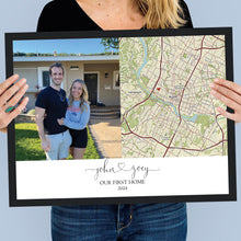 Load image into Gallery viewer, Custom Map With Your Photo - The Perfect Gift for Any Special Occasion
