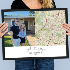 Custom Map With Your Photo - The Perfect Gift for Any Special Occasion