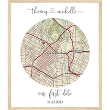 Load image into Gallery viewer, Custom Map of Your Milestones - The Perfect Gift for Any Special Occasion
