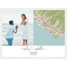 Load image into Gallery viewer, Custom Map With Your Photo - The Perfect Gift for Any Special Occasion
